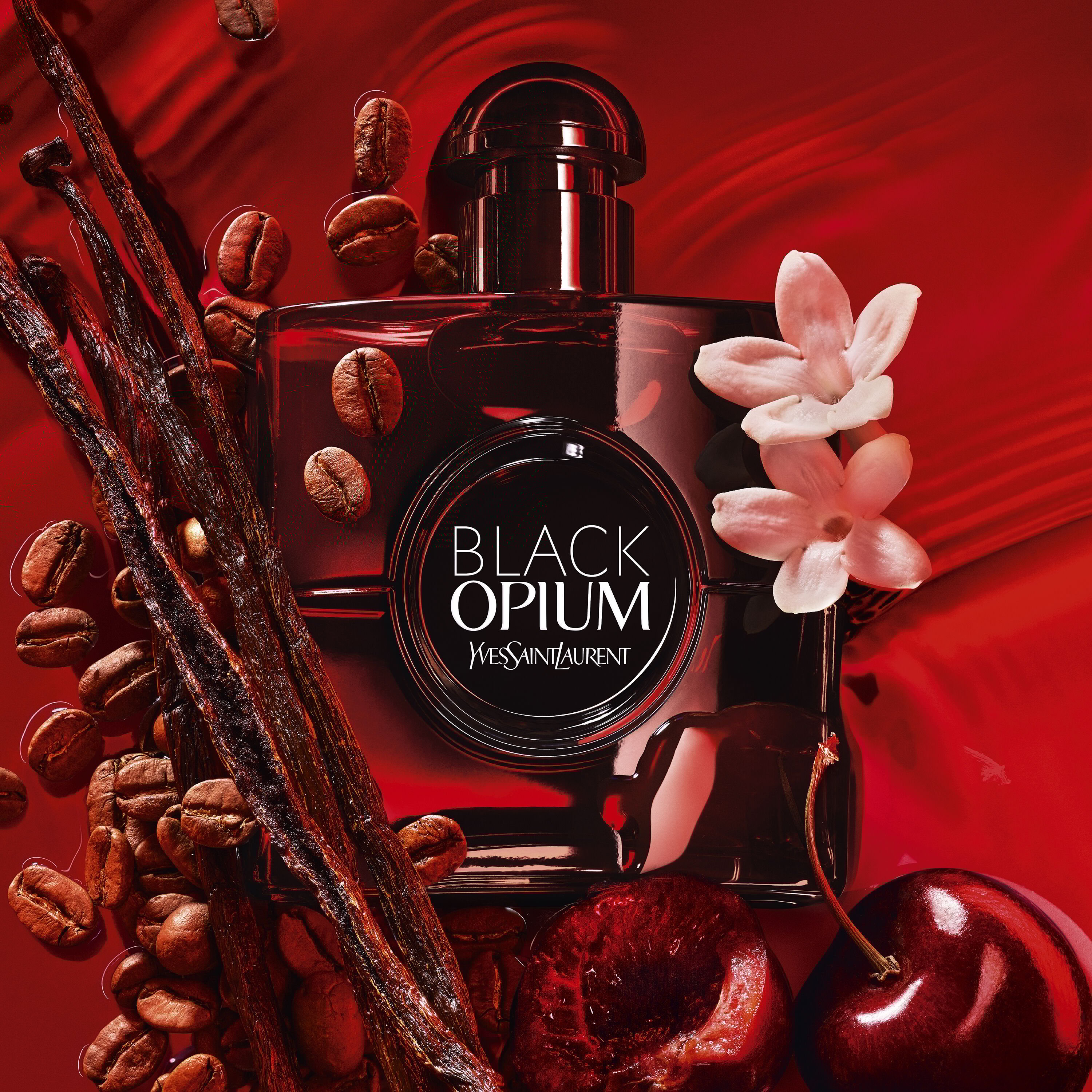 Black red sale perfume